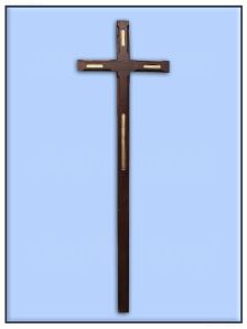 Крест католический резной 1 мод.