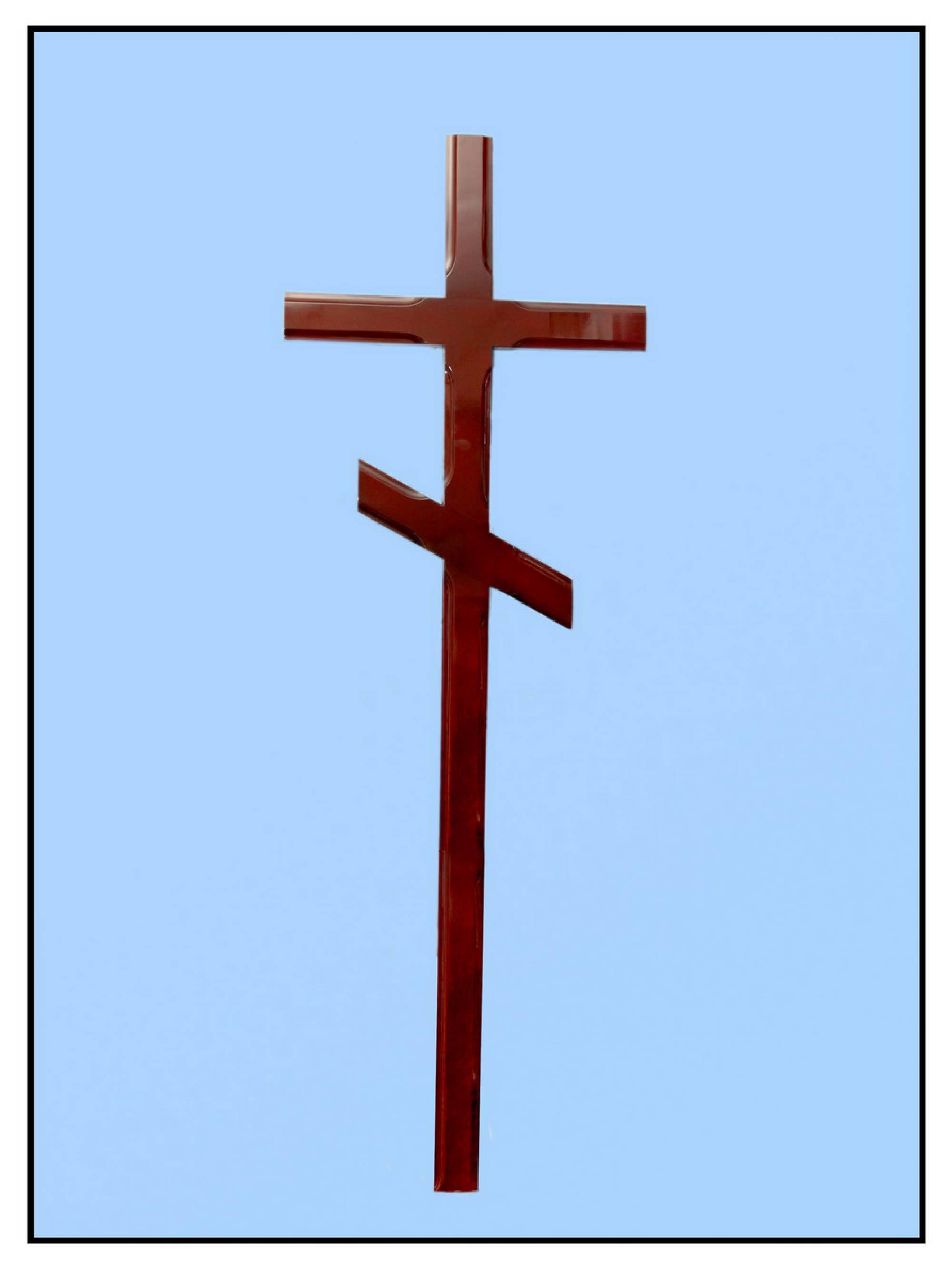 Крест православный лакированный