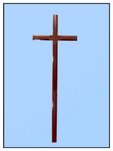 Крест католический лакированный